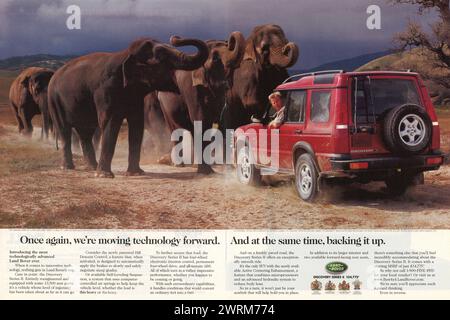 Vintage 'Time' magazine 12 July 1999 issue advert, USA Stock Photo