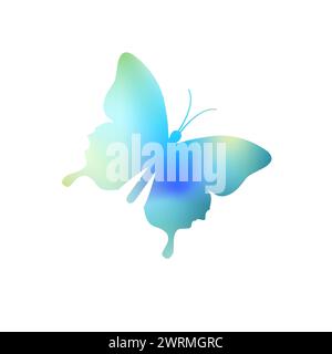 Butterfly isolated on white background Stock Vector