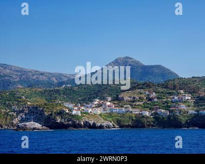 View towards Evdilos, Icaria Island, North Aegean, Greek Islands, Greece, Europe Copyright: KarolxKozlowski 1245-3323 Stock Photo