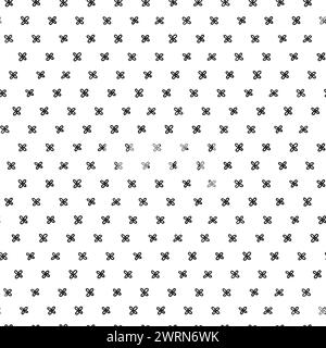 Doodle daisies seamless pattern. Black and white Pattern for surface design. Stock Vector