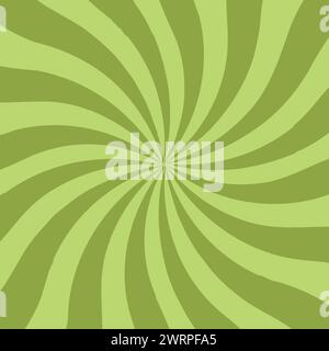 Green Swirling Vortex Abstract Background. Vector illustration. EPS 10. Stock Vector