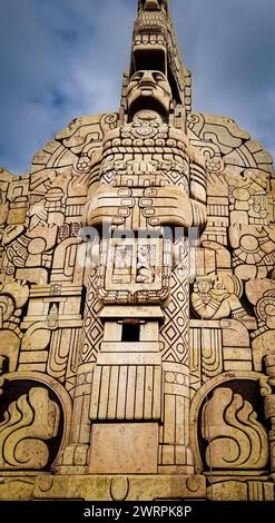 Monument to the Fatherland in Merida, Mexico Stock Photo