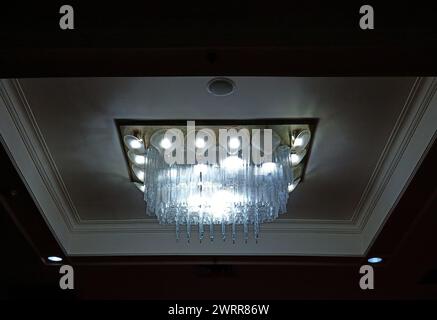 interior design of home ceiling lights Stock Photo