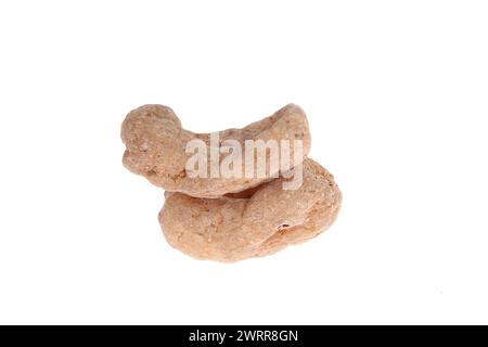 Tianma is isolated on a white background, with Chinese herbal medicine Stock Photo