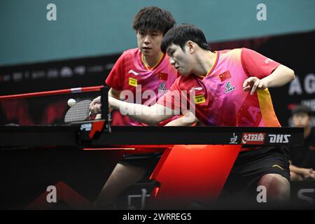 Singapore. 14th Mar, 2024. Quek Izaac/Pang Yew En Koen (L) Of Singapore ...