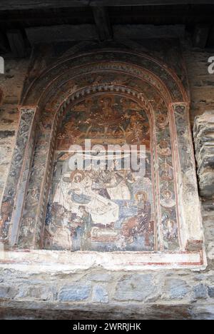 Greece, Thessaly, Larisa, Elassona Karya village monastery of Panagia Kanalon Stock Photo