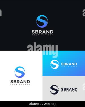 S letter Logo icon symbol Template Stock Vector