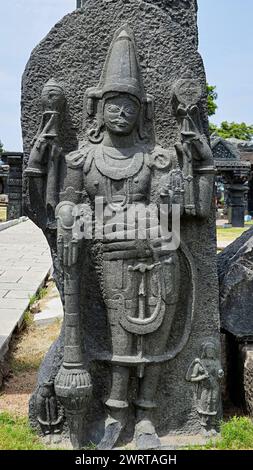 Sculpture of Dwarapala, Warangal Fort, Telangana, India Stock Photo - Alamy