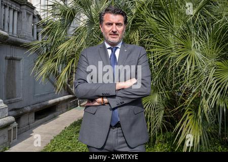 Milano, Italia. 14th Mar, 2024. Nella foto Antonio MontaniMilano, Italia - Cronaca Gioved&#xec;, Marzo 14, 2024. (Foto di Marco Ottico/Lapresse) Presentation of the K2 70 project Milan, Italy - News Thursday, 14 March, 2024. (Photo by Marco Ottico/Lapresse) Credit: LaPresse/Alamy Live News Stock Photo