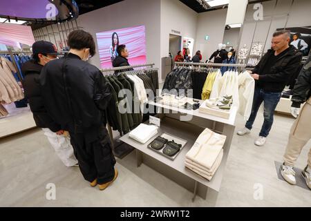 JORDAN WORLD OF FLIGHT SHIBUYA STORE TOKYO Stock Photo