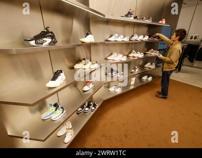 JORDAN WORLD OF FLIGHT SHIBUYA STORE TOKYO Stock Photo