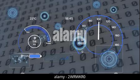 Systems Programming Language with Binary code digital technology ...