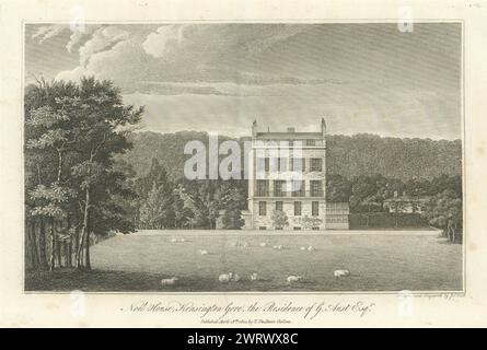 Kensington Palace. London. Historic Houses 1896 old antique print picture  Stock Photo - Alamy