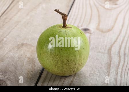 Tropical sweet juicy fruit Sapote Star apple Stock Photo