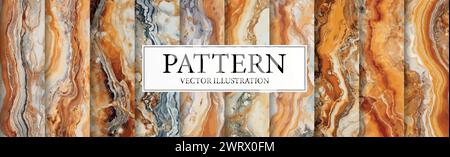 Set of 4 pcs. colorful bright marble textures, background patterns ...