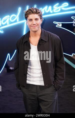 Lukas Gage attends a screening for Road House, at the Curzon Mayfair, London. Picture date: Thursday March 14, 2024. Stock Photo