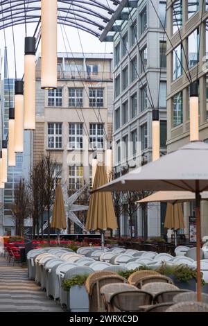 Berlin, Germany - DEC 16, 2021: The LP12 Mall of Berlin, or simply Mall of Berlin, is a shopping mall on Leipziger Street, Berlin, Germany Stock Photo