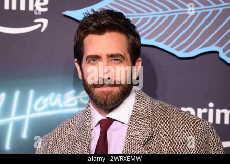 London, UK. 14 March 2024. Jake Gyllenhaal attending a screening for Road House at the Curzon Mayfair, London. Photo credit should read: Matt Crossick/Alamy Live News Stock Photo