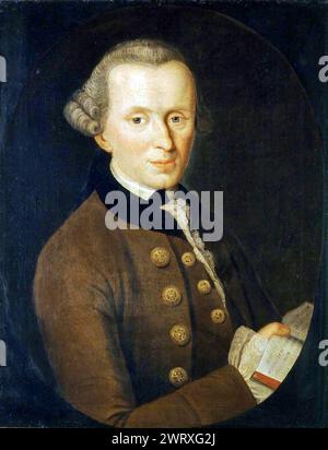 Immanuel Kant (1724 – 1804) German philosopher Stock Photo