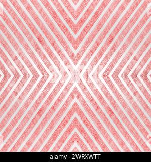Seamless texture photo of red colored white and red striped cotton material Stock Photo