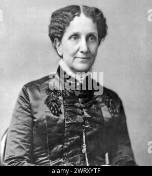 MARY BAKER EDDY (1821-1910) American founder of the Church of Christ, Scientist. Stock Photo