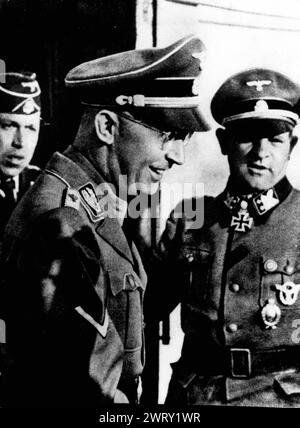 January 9, 1943: Location Berlin, Germany: HEINRICH HEMMLER on the East Front with General SEPP-DIETRICH: (Credit Image: © Keystone Press Agency/ZUMA Press Wire). EDITORIAL USAGE ONLY! Not for Commercial USAGE! Stock Photo