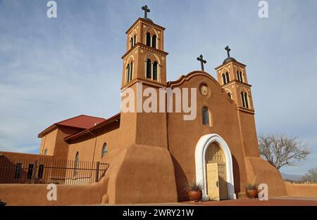 San Miguel de Socorro, New Mexico Stock Photo