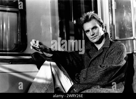 November 29, 1985: London, England, United Kingdom: Singer, STING, broadcasting a French TV program ''Johnny Metro Blues in this Parisian tune. (Credit Image: © Keystone Press Agency/ZUMA Press Wire). EDITORIAL USAGE ONLY! Not for Commercial USAGE! Stock Photo
