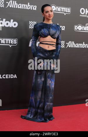 Angela Marmol poses at the photocall of the Idolo Awards 2024 at the