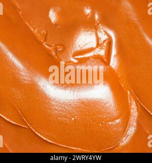 Seamless photo texture of milk chocolate paste. Stock Photo