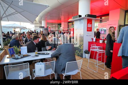 Cannes, France - March 14, 2024: MIPIM - The Global Urban Festival with Wirtschaftfsfoerderung Frankfurt / Germany Stand. Real Estate, Immobilien, Immobilier, MAPIC, Trade Fair, Congress Cannes: MIPIM - The Global Urban Festival *** Cannes, France March 14, 2024 MIPIM The Global Urban Festival with Wirtschaftfsfoerderung Frankfurt Germany Stand Real Estate, Immobilien, Immobilier, MAPIC, Trade Fair, Congress Cannes MIPIM The Global Urban Festival Stock Photo