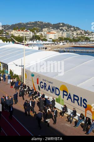 Cannes, France - March 14, 2024: MIPIM - The Global Urban Festival at the Palais des Festivals. Mandoga Media Germany, Real Estate, Immobilien, Immobilier, MAPIC, Trade Fair, Congress Cannes: MIPIM - The Global Urban Festival *** Cannes, France March 14, 2024 MIPIM The Global Urban Festival at the Palais des Festivals Mandoga Media Germany, Real Estate, Immobilien, Immobilier, MAPIC, Trade Fair, Congress Cannes MIPIM The Global Urban Festival Stock Photo