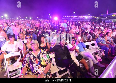 Miami Gardens, USA. 10th Mar, 2024. MIAMI GARDENS, FLORIDA - MARCH 10: Atmosphere during The 17th Annual Jazz In The Gardens music festival at Hard Rock Stadium on March 10, 2024 in Miami Gardens, Florida. (Photo by JL/Sipa USA) Credit: Sipa USA/Alamy Live News Stock Photo