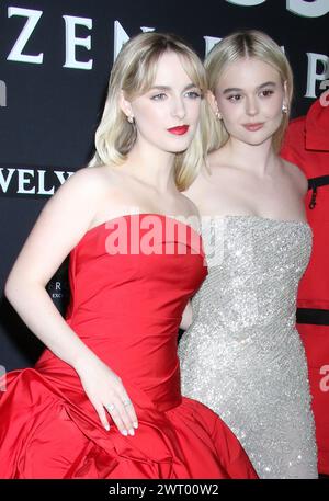 New York, NY, USA. 14th Mar, 2024. Mckenna Grace and Emily Alyn Lind at the premiere of Ghostbusters: Frozen Empire at AMC Lincoln Square Theater on March 14, 2024 in New York City Credit: Rw/Media Punch/Alamy Live News Stock Photo