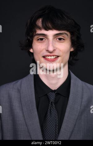 Finn Wolfhard attends the premiere of 