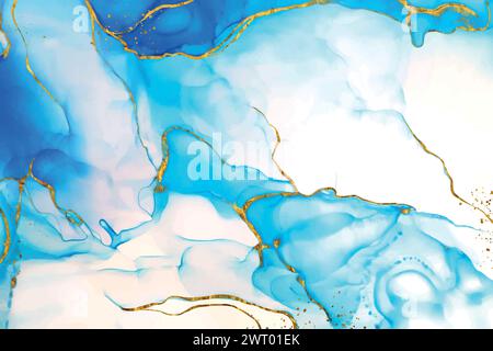 Abstract vector gradient background with golden textures Stock Vector