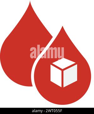 Sugar In The Blood , Glycemia icon , vector illustration Stock Vector