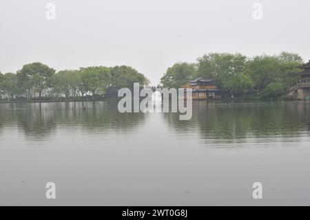 Xi Hu, Hanzhou west lake, Zhejiang, China Stock Photo