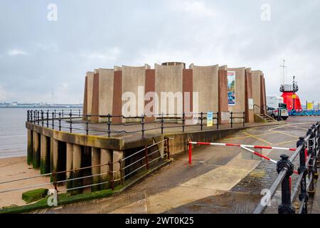 New Brighton Wallasey UK 02 March 2024. Sight of the pier New Brighton Wallasey. Stock Photo