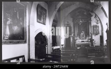 Umbria Perugia Schifanoia Parish church. Hutzel, Max 1960-1990 German-born photographer and scholar Max Hutzel (1911-1988) photographed in Italy from the early 1960s until his death. The result of this project, referred to by Hutzel as Foto Arte Minore, is thorough documentation of art historical development in Italy up to the 18th century, including objects of the Etruscans and the Romans, as well as early Medieval, Romanesque, Gothic, Renaissance and Baroque monuments. Images are organized by geographic region in Italy, then by province, city, site complex and monument. Stock Photo