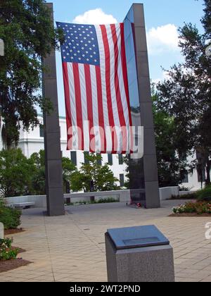 Tallahassee, Florida, United States - August 13, 2012: Monument to veterans. Stock Photo