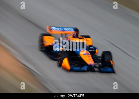 Sebring, Fl, USA. 26th Feb, 2024. PATO OWARD (5) of Monterey, Mexico drives on track during the Sebring Open Test at Sebring International Raceway in Sebring FL. (Credit Image: © Colin Mayr Grindstone Media Grou/ASP) EDITORIAL USAGE ONLY! Not for Commercial USAGE! Stock Photo