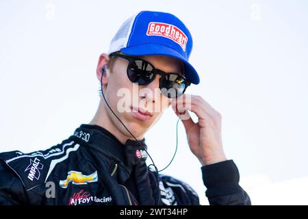 Sebring, Fl, USA. 26th Feb, 2024. STING RAY ROBB (41) of Payette, Idaho takes part in the Sebring Open Test at Sebring International Raceway in Sebring FL. (Credit Image: © Colin Mayr Grindstone Media Grou/ASP) EDITORIAL USAGE ONLY! Not for Commercial USAGE! Stock Photo