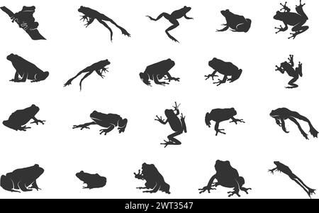 Cute frog jumping Stock Vector Image & Art - Alamy