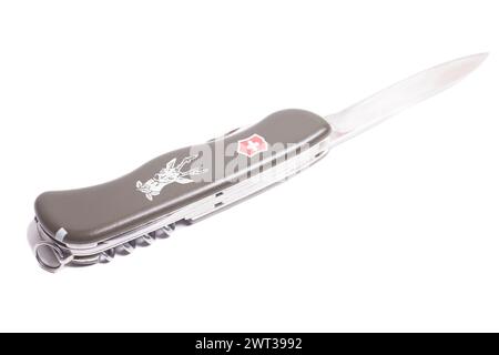 Multipurpose Swiss knife. Stock Photo