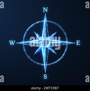 Digital compass. Business strategic explorer Stock Vector Image & Art ...