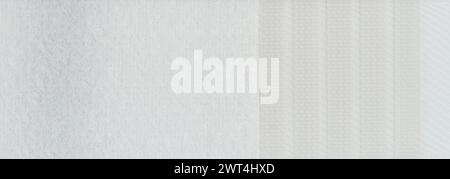 White cloth sticky surface macro close up view Stock Photo