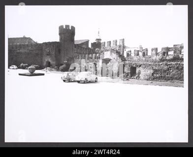 Lazio Roma Cerveteri Castle. Hutzel, Max 1960-1990 Antiquities: Exterior views of ancient castle fortified in medieval times and crenellated fort (3rd century). German-born photographer and scholar Max Hutzel (1911-1988) photographed in Italy from the early 1960s until his death. The result of this project, referred to by Hutzel as Foto Arte Minore, is thorough documentation of art historical development in Italy up to the 18th century, including objects of the Etruscans and the Romans, as well as early Medieval, Romanesque, Gothic, Renaissance and Baroque monuments. Images are organized by ge Stock Photo