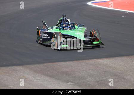 Sao Paulo, Sao Paulo, Brasil. 15th Mar, 2024. SAO PAULO (SP), 03/15/2024 - FORMULA E/AUTOMOBILISM/SPORT - Driver Sebastien Buemi, during a view of the free practice sessions and movement of the Sao Paulo e-Prix of Formula E, this Friday, March 15, 2024, in the Anhembi complex, north of Sao Paulo. The most important electric category on the FIA calendar will have its official start this Saturday at 2:00 pm. (Credit Image: © Leco Viana/TheNEWS2 via ZUMA Press Wire) EDITORIAL USAGE ONLY! Not for Commercial USAGE! Credit: ZUMA Press, Inc./Alamy Live News Stock Photo