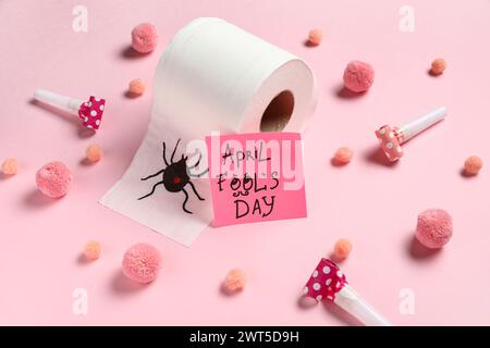 Toilet Paper Spider Prank